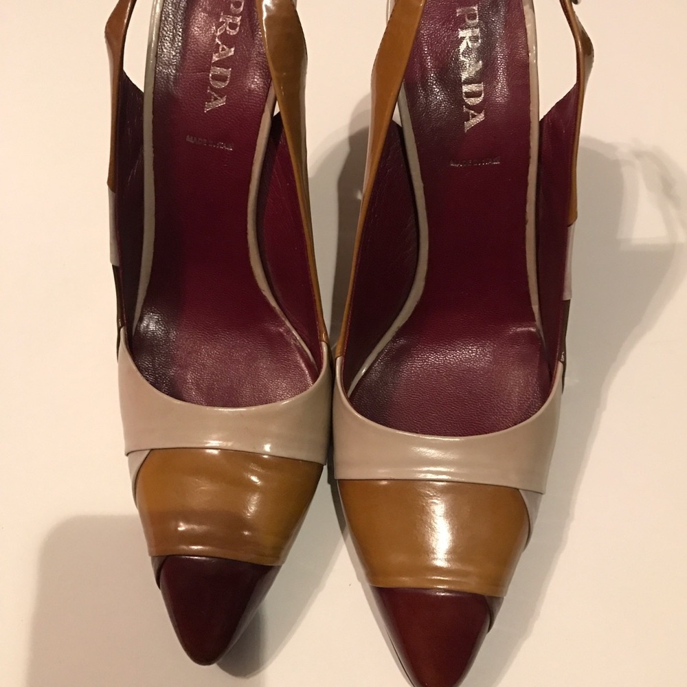 Prada Sling Back Heels